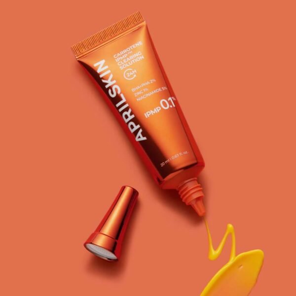 APRILSKIN Carrotene IPMP™ Clearing Solution || Quickly soothes troubled areas and helps clear blemishes | Formulated with BHA, AHA, Niacinamide & Zinc Oxide | Vegan, Cruelty-Free (0.67fl.oz.) - Image 7