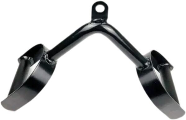 rockible Tricep Press Down Bar with Non Slip Grip V Bar LAT Pull Down Bar Double D Handle Cable Attachment for Bodybuilding Rowing - Image 2
