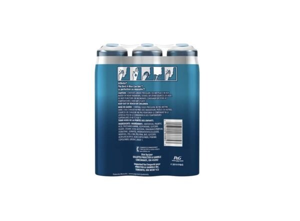 Gillette Sensitive Shave Gel 3 Pack Of 6 Oz Net Wt 18 Oz,, () - Image 4