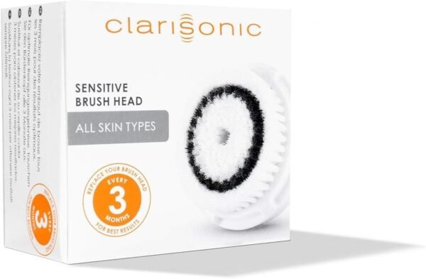 Clarisonic Sensitive Facial Cleansing Brush Head Replacement for Mia 1, Mia 2, Mia Fit, Alpha Fit, Smart Profile Uplift, 4 Count - Image 6