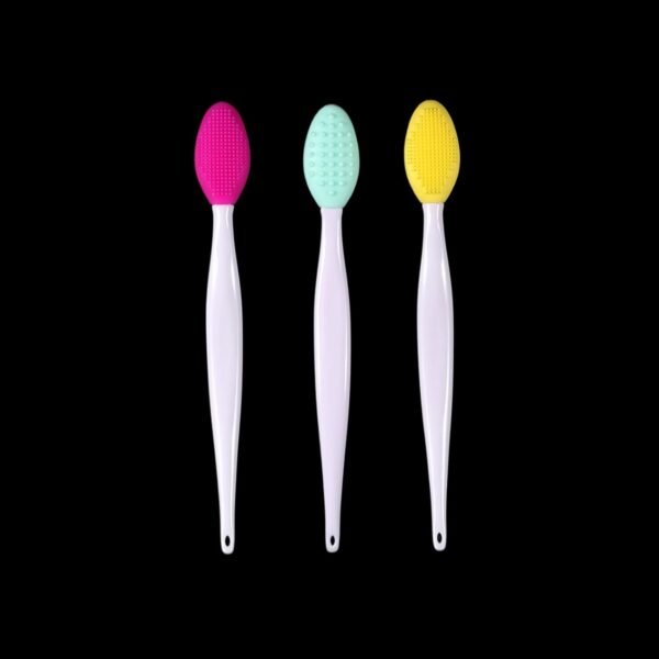 10pcs Silicone Lip Brush Exfoliating Nose Clean Blackhead Removal Brushes with Replacement Head Wash Face Cleansing Brush Tools - Image 6