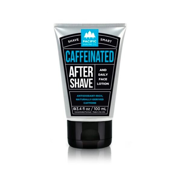Pacific Shaving Company Caffeinated Aftershave, Men's Grooming Product - Antioxidant Daily Face Lotion + After Shave - Soothing Aloe & Spearmint Post Shave Balm for Sensitive Skin (3.4 Oz) - Image 2