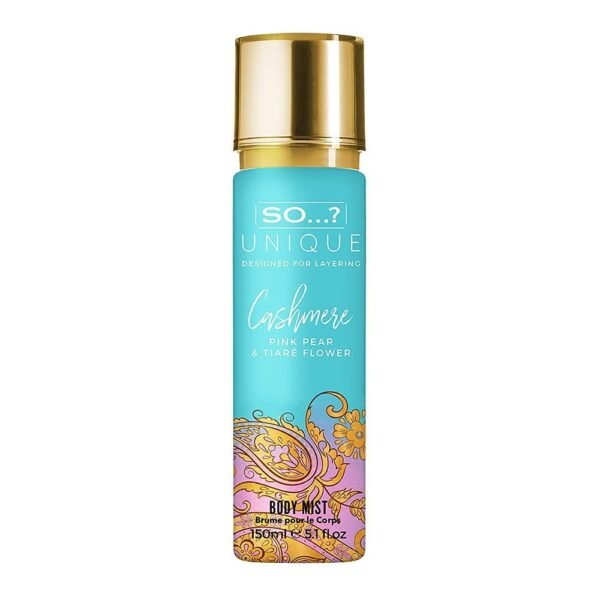 S.O U.nique Cashmere Floral Body Mist - 150Ml | Pink Pear & Tiare Flower Fragrance Mist | Long Lasting Perfume Mist | Body Spray For Women - Image 4