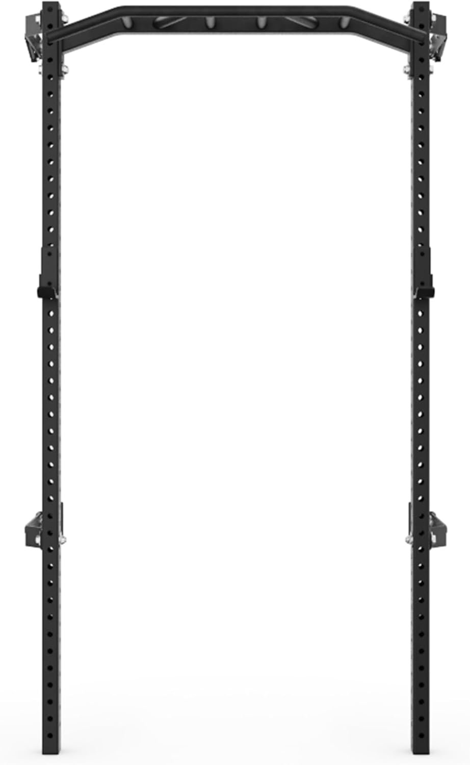 PRx Performance Profile One Folding Squat Rack 2"x3" with Pull-Up Bar - Kipping or Multi-grip Bar, Wall Mounted Home Gym Equipment, Pull Up Station, Pull Up Bar, USA-Made,1,000 lb Load Capacity, Black - Image 3