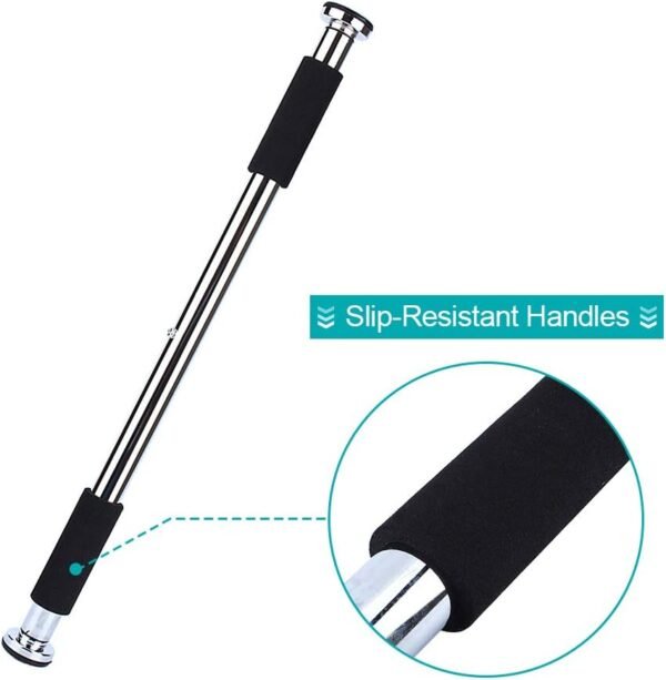 Pull Up for Doorway, Adjustable Door Mounted Chinning Heavy Duty Steel Body Workout Chin Up for Home Gym Exercise Fitness - Image 4