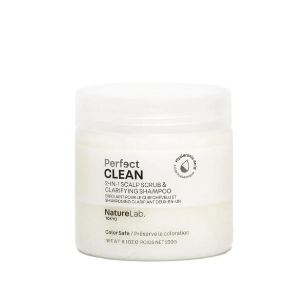 NATURELAB. TOKYO Perfect Clean Clarifying Scalp Scrub: 2-in-1 Shampoo and Scalp Scrub Hair Treatment to Clarify and Remove Product Buildup for Immense Shine I 8.1 OZ / 230G - Image 2