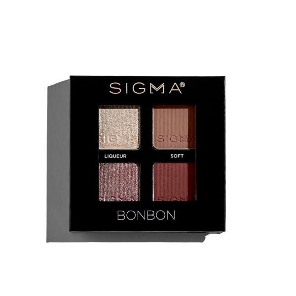 Sigma Beauty Quad Eyeshadow Palette – Makeup Eyeshadow Quad with a Buttery Soft Formula and Buildable, Blendable Shades for a Flawless Eye Look, Designed for All Day Wear (Bonbon) - Image 10