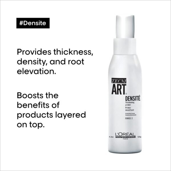 L'Oreal Professionnel Densite - Thickening, Volumizing Primer Spray For All Hair Types, Provides Light Hold - Image 3