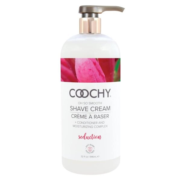 Coochy Intimate Shaving Cream | Shave Conditioner & Moisturizer for Face & Body | Ideal for Sensitive Skin Care, Anti-Bump | Seduction, 32 oz - Image 2