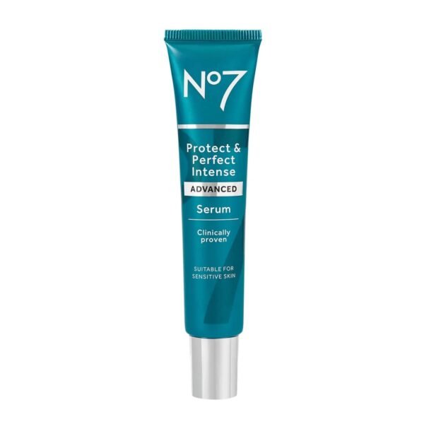 No7 Protect & Perfect Intense Advanced Serum - Anti-Aging Face Serum that Visibly Smoothes & Firms Fine Lines and Wrinkles - Formulated with Hyaluronic Acid and Matrix 3000+ Technology (1 Fl Oz) - Image 2