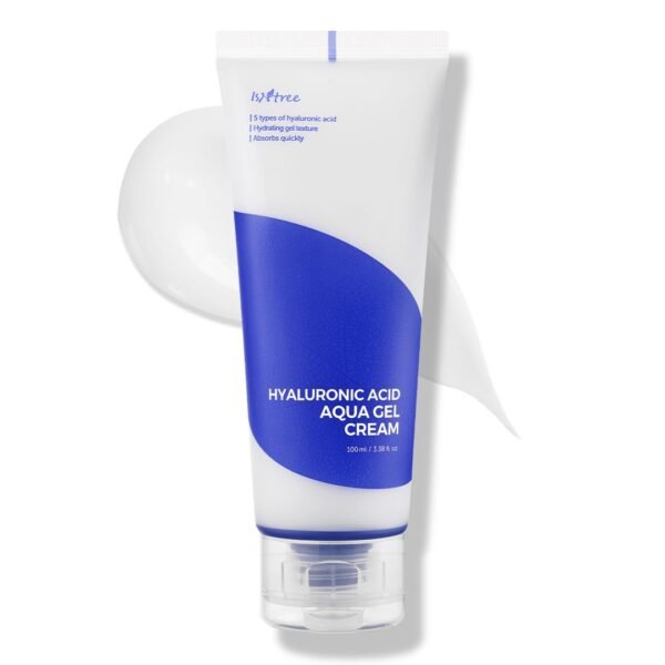 IsNtree Hyaluronic Acid Aqua Gel Cream 100ml, 3.38 fl.oz | Korean Skincare | Lightweight Hydrating Gel | Quick Absorbing Moisturizer - Image 2