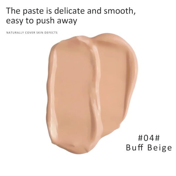 Ownest Mushroom Head Air Cushion BB Cream, Concealer Lasting Nude Makeup Moisturizing Pigment CC Liquid Foundation, Even Skin Tone Makeup Base Primer-Buff Beige - Image 3