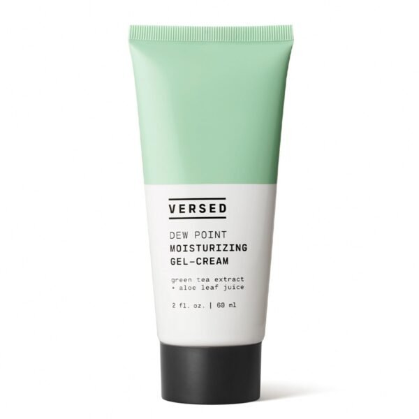 Versed Dew Point Gel Moisturizer For Face - Antioxidant-Rich Gel Cream with Green Tea Extract + Aloe Leaf Juice - Fast Absorbing, Non-Greasy Hybrid Facial Cream for Dry Skin, Vegan (2 fl oz) - Image 2