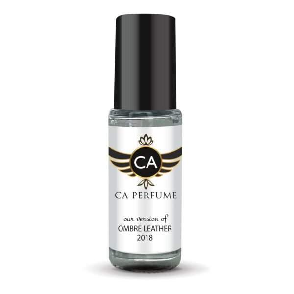 CA Perfume Impression of Tom F Ombre Leather 2018 For Women & Men Replica Fragrance Body Oil Dupes Alcohol-Free Sample Travel Size Concentrated Long Lasting Attar Roll-On 0.14 Fl Oz/4ml-X1 - Image 2