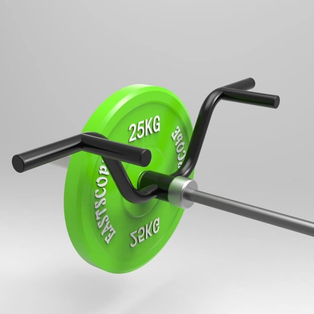 Thigh & Hip Strengtheners Multi-Grip T Barbell Handles, Solid Steel V Straight Mine Attachment, Fits 1 & 2 Inch Olympic Bars, Home Gym Equipment for Squat Triceps Back Workout - Image 3