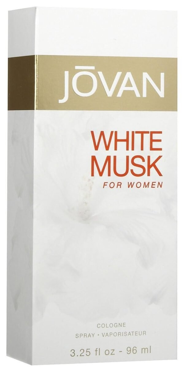 White Musk By Jovan For Women, Cologne Spray, 3.25-Ounce Bottle - Image 3