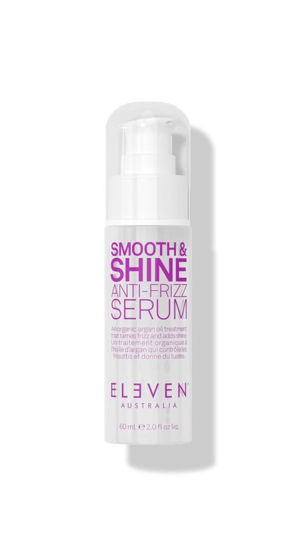 ELEVEN AUSTRALIA Smooth & Shine Anti-Frizz Serum - For Silky Hair, Frizz Control, Adds Shine, Lightweight Formula, Tames Flyaways - 2 Fl Oz - Image 2
