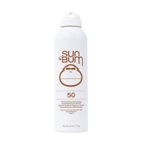 Sun Bum Mineral SPF 50 Sunscreen Body Spray | Water-Resistant Broad Spectrum Moisturizing Sunblock with Vitamin E | Hypoallergenic |Hawaii 104 Act Compliant (Octinoxate & Oxybenzone Free) | 6 oz - Image 2