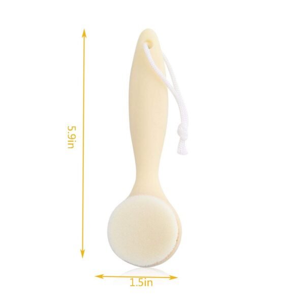 Manual Facial Cleansing Brush Ultra-Soft Makeup Removal Massaging Brush Pore Cleansing Brush with deep Pore Exfoliation Manual Face Skin Cleanser Brush - Image 3