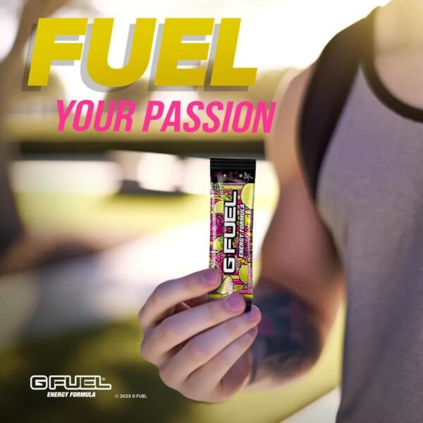 G Fuel Hype Sauce Energy Powder Packets, Sugar Free, Clean Caffeine Focus Supplement, Water Mix, Raspberry + Lemonade Flavor, Focus Amino, Vitamin + Antioxidants Blend - 6 Stick Pack, 0.25 oz - Image 7