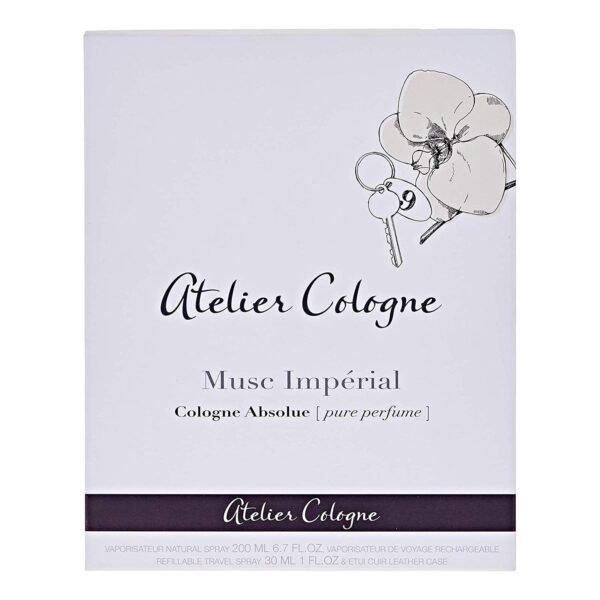Atelier Cologne Musc Imperial Absolu For Unisex 6.7 OZ Eau de Parfum + 1 OZ + Leather Case Gift Set - Image 3