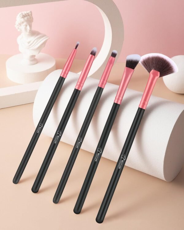 BESTOPE PRO Makeup Brushes 16 Pcs Makeup Brush Set, Blending Brush for Foundation, Premium Synthetic Powder Concealers Makeup Brushes for Eyes and Face, Eye Shadows Brushes, Eyeliner Make Up Brushes - Image 9