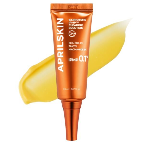 APRILSKIN Carrotene IPMP™ Clearing Solution || Quickly soothes troubled areas and helps clear blemishes | Formulated with BHA, AHA, Niacinamide & Zinc Oxide | Vegan, Cruelty-Free (0.67fl.oz.) - Image 2
