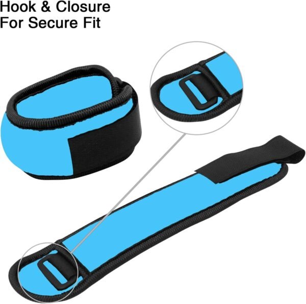 Ankle/Wrist Weights, Small Leg Arm Hand Cuff Weights for Women Kids, Exercise Equipment with Adjustable Straps for Fitness Gym Dancing Walking Jogging Gymnastics Aerobics - Image 4