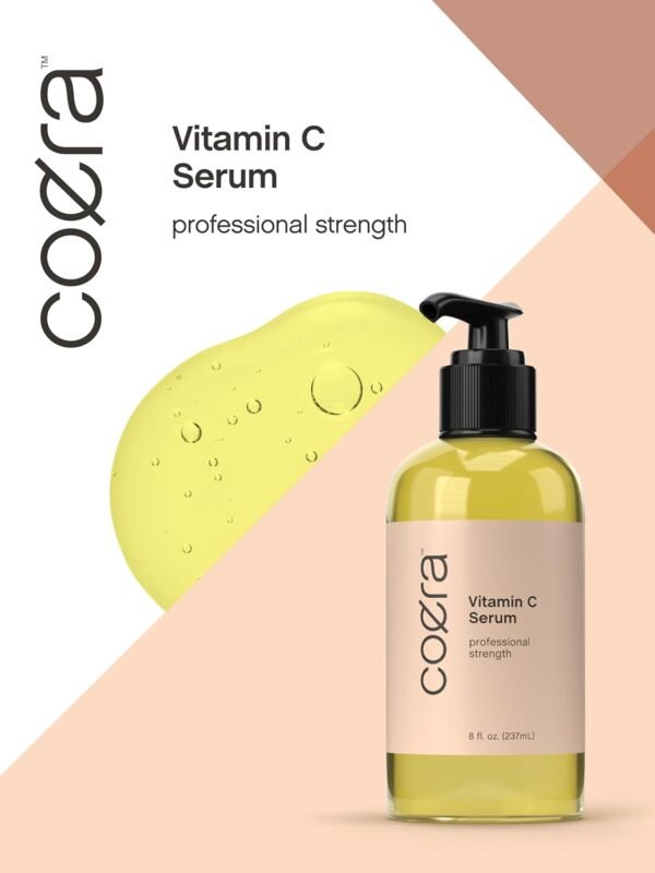 Coera Vitamin C Face Serum | 8 Ounces | Hydrating Serum for Dark Spots | Paraben & SLS Free - Image 6