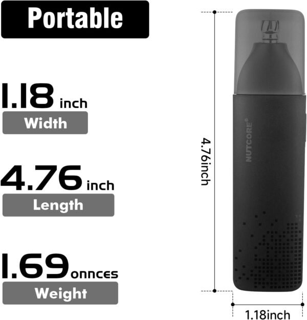 Professional Nose Hair Trimmer for Men, Painless Ear Eyebrow Hair Trimmer Mens Grooming Trimmer Excellent Cutting Power Waterproof Battery Operated Facial Removal Tool - Image 4