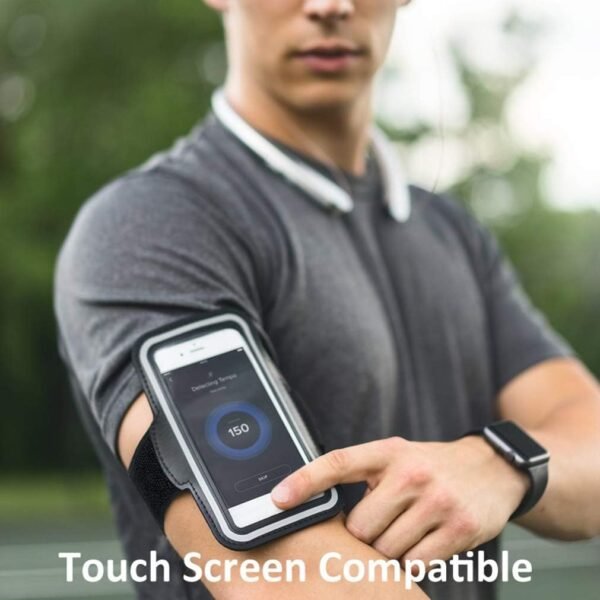 Sports Running Armband Compatible with Samsung Galaxy A25 5G/A15 5G Phones - Gym Workout Case Cover Band Arm Strap - Image 3