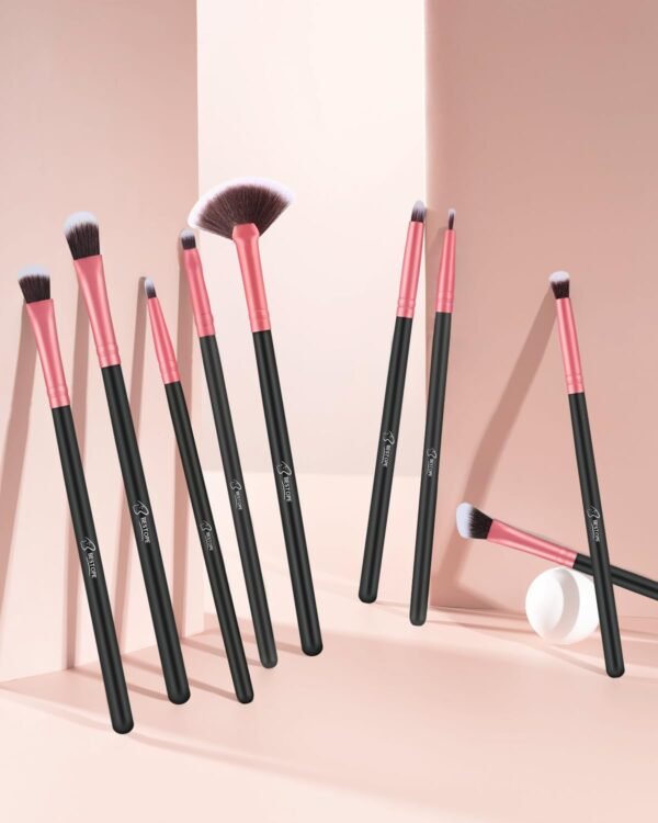 BESTOPE PRO Makeup Brushes 16 Pcs Makeup Brush Set, Blending Brush for Foundation, Premium Synthetic Powder Concealers Makeup Brushes for Eyes and Face, Eye Shadows Brushes, Eyeliner Make Up Brushes - Image 8