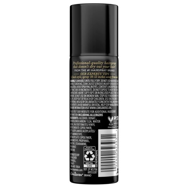 TRESemmé Travel-Size Hairspray 6-Pack – TRES Two Aerosol Hair Spray Extra Hold, Anti-Humidity, Anti-Frizz Hair Products, 1.5 Oz Ea - Image 4