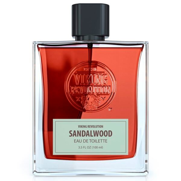 Viking Revolution Sandalwood Cologne for Men - Earthy Mens Cologne Spray Eau de Toilette - Woody Sandalwood Perfume for Men with Notes of Musk, Ambergris, Cedar and Vetiver - Gifts for Men 3.5 Fl Oz - Image 2