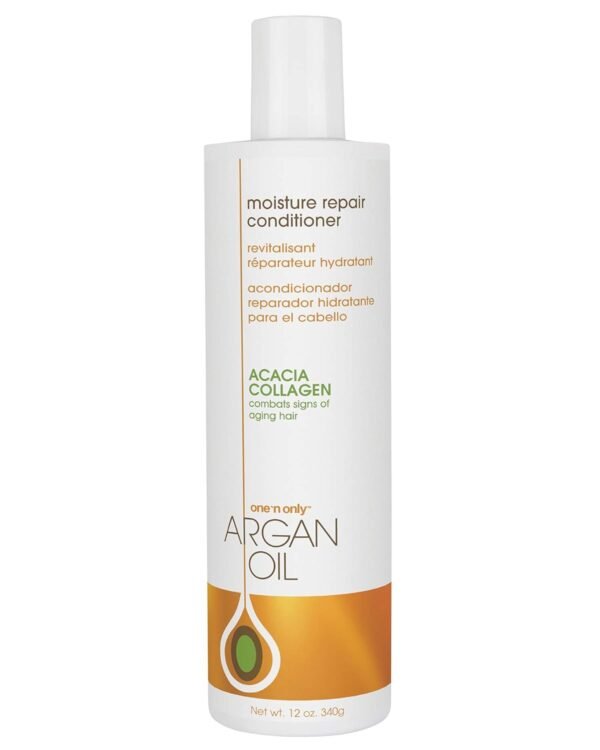 One 'n Only Argan Oil Moisture Repair Conditioner, Helps Detangle and Smooth Damaged Hair Cuticle to Improve Structure, Improves Shine and Manageability, 12 Fl. Oz - Image 2