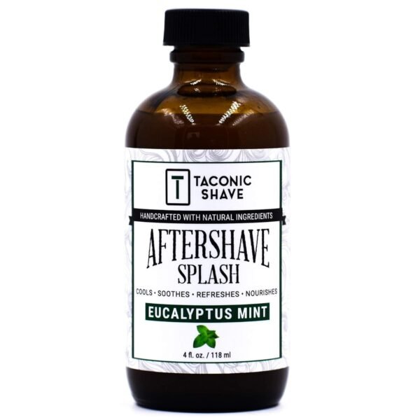 Taconic Shave, Natural Aftershave Splash 4oz Eucalyptus Mint Skin Cooling, Refreshing and Moisturizin, | Artisan Made in the USA - Image 2