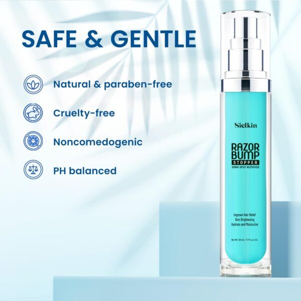 Shave Razor Bump Ingrown Hair Aftershave: Treatment Lotion for Sensitive Zone - Men & Women Skin Care Upgraded Formula 1.7 Fl Oz - Image 8