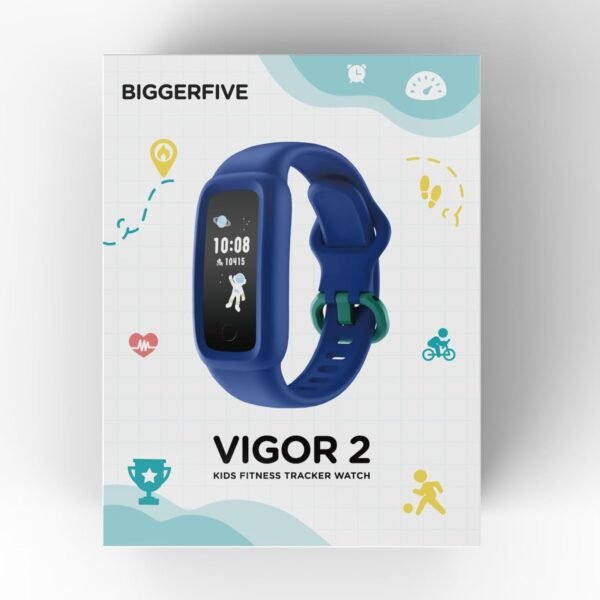 BIGGERFIVE Vigor 2 Kids Fitness Tracker Watch for Girls Boys Ages 5-12, IP68 Waterproof, Activity Tracker, Pedometer, Heart Rate Sleep Monitor, Calorie Step Counter Watch - Image 10