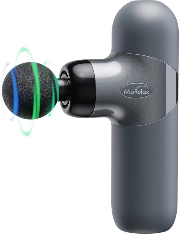 Mini Massage Gun,Portable Percussion Muscle Massager for Whole Body Back Pain Relief, Muscle Massager with 6 Massage Heads 4 Speeds, Best Gift for Him/Her - Image 8