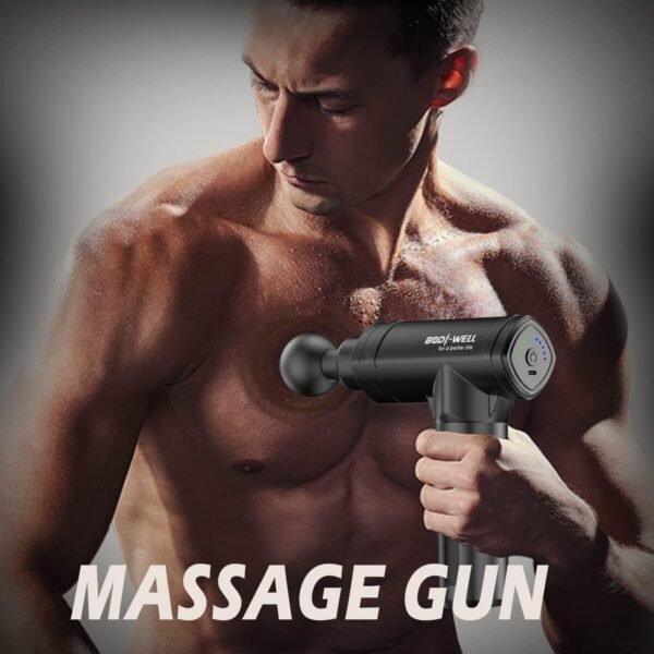 Massage Gun Deep Tissue - Back Muscle Massager w/High Torque Motor for Back Pain, Shoulder, Neck, Body, All Muscles Recover & Massage - Image 7