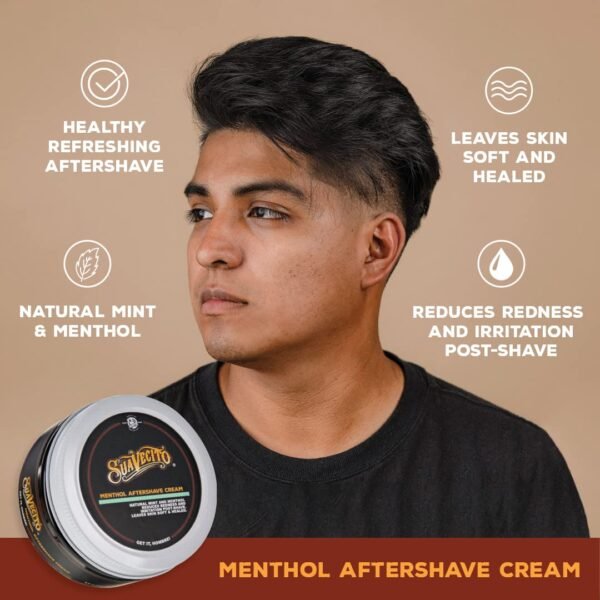 Suavecito Menthol Aftershave 8 oz Men's Face Grooming - Image 5