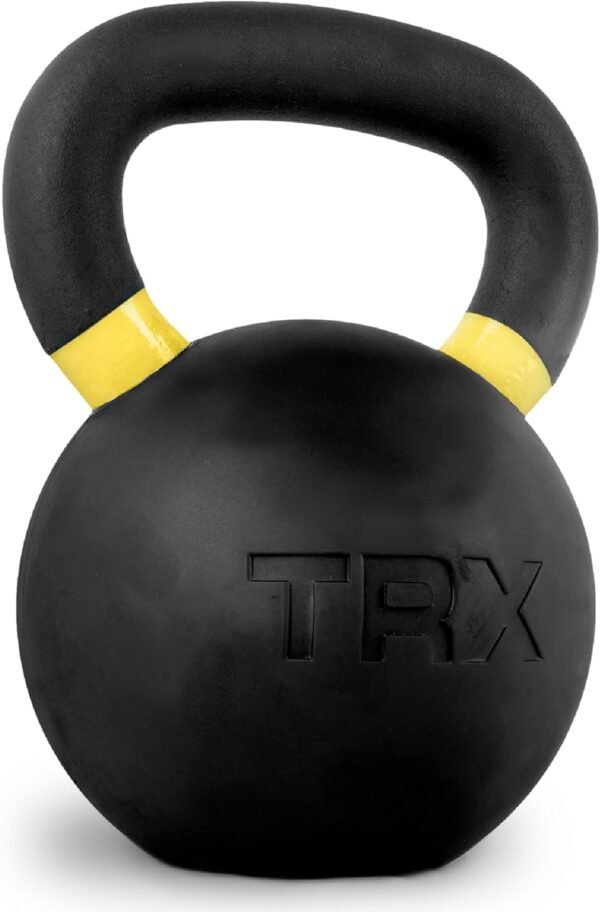 TRX Training Rubber-Coated Kettlebells, Ultra-Durable Heavy-Duty Bells, Wear-Resistant Fitness Weight Set - Image 2