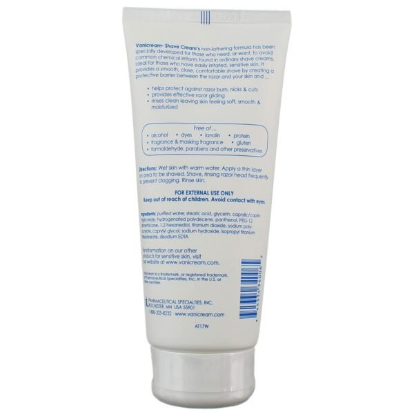 Vanicream Shave Cream For Sensitive Skin 6 oz (Pack of 6) - Image 3