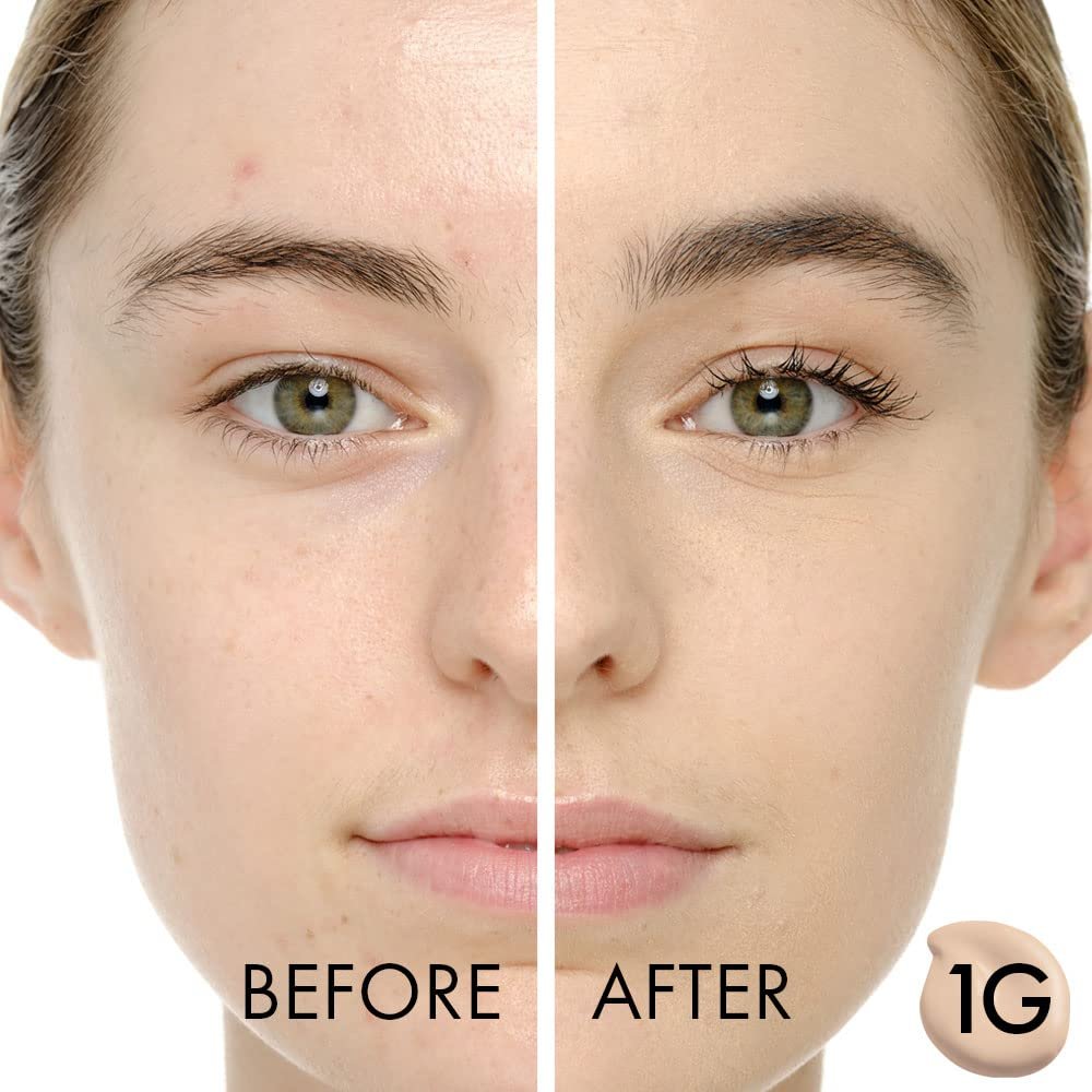 Veil Cosmetics Complexion Fix Liquid Foundation – Buildable Coverage – Water-Resistant, Hypoallergenic, Oil-Free, Cruelty-Free & Vegan – Lightweight & Brightening – Long Lasting (1G Porcelain Gold) - Image 9