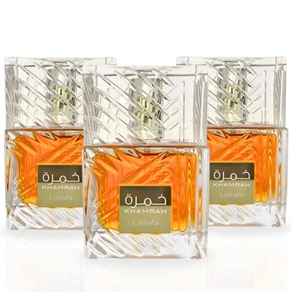 LATTAFA Khamrah EDP Spray 100ml (3.4oz) A Timeless Tale of Exquisite Aroma. (PACK OF 3) - Image 2