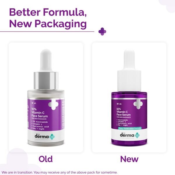 10% Vitamin C Face Serum | Helps Restore Natural Glow | Tightens Pores & Hydrates Dry, Dull Skin | Radiance Serum for All Skin Types | 1.01 Fl Oz/30ml - Image 3