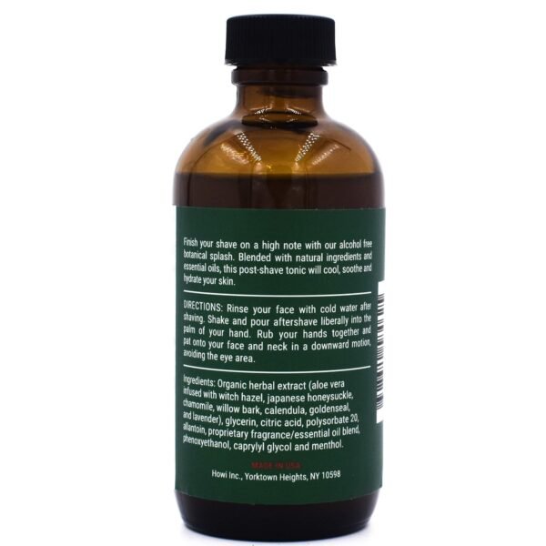Taconic Shave, Natural Aftershave Splash 4oz Eucalyptus Mint Skin Cooling, Refreshing and Moisturizin, | Artisan Made in the USA - Image 3