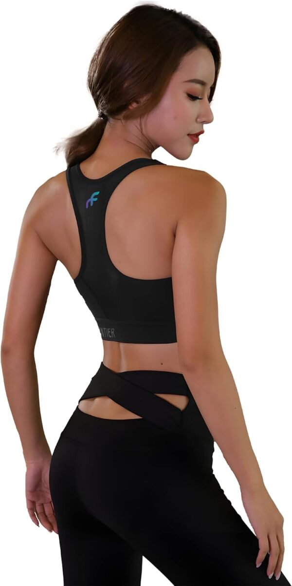 Frontier HRM Sports Bra Compatible with Frontier X2 Polar Garmin Tickr Wahoo Coospo- Heart Rate Monitor Sports Bra - Image 4