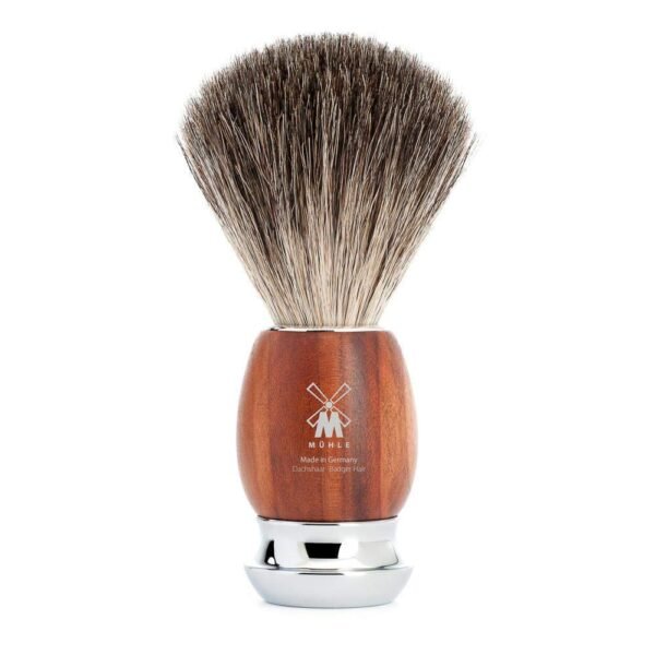 MÜHLE VIVO Plumwood 4-piece Pure Badger 5-Blade Razor Shaving Set - Image 4