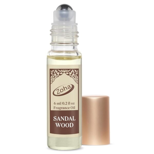 Zoha Perfumes Sandalwood & Egyptian Musk Perfume Oil Roll On Bundle, Alcohol-Free, Long-Lasting Fragrance for Women & Men, Premium Quality Scents - Image 3